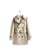 Burberry Kids Hooded Trench Coat