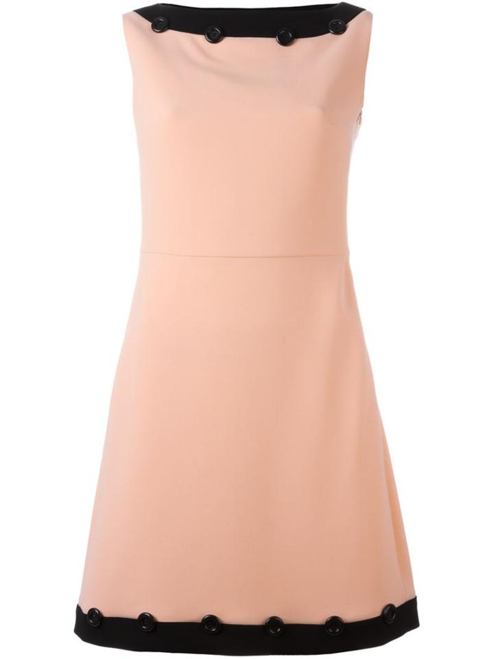 Boutique Moschino Contrast Trim Shift Dress