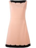 Boutique Moschino Contrast Trim Shift Dress
