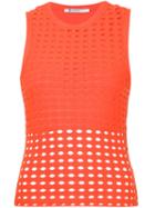 T By Alexander Wang Perforated Sleeveless Top