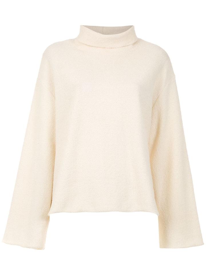 Osklen High Neck Sweater - White