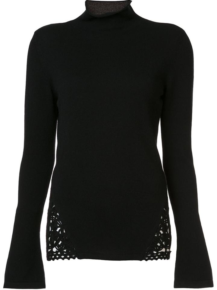 Etro Lace Panel Jumper - Black