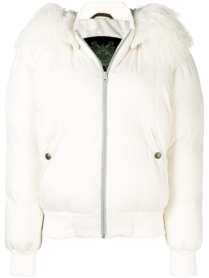 Mr & Mrs Italy Trimmed Padded Jacket - White