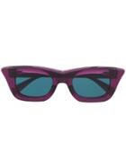 Kuboraum Cat Eye Frame Sunglasses - Purple