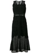 Jonathan Simkhai - Sleeveless Lace Trumpet Dress - Women - Polyester/spandex/elastane/acetate/viscose - 10, Black, Polyester/spandex/elastane/acetate/viscose