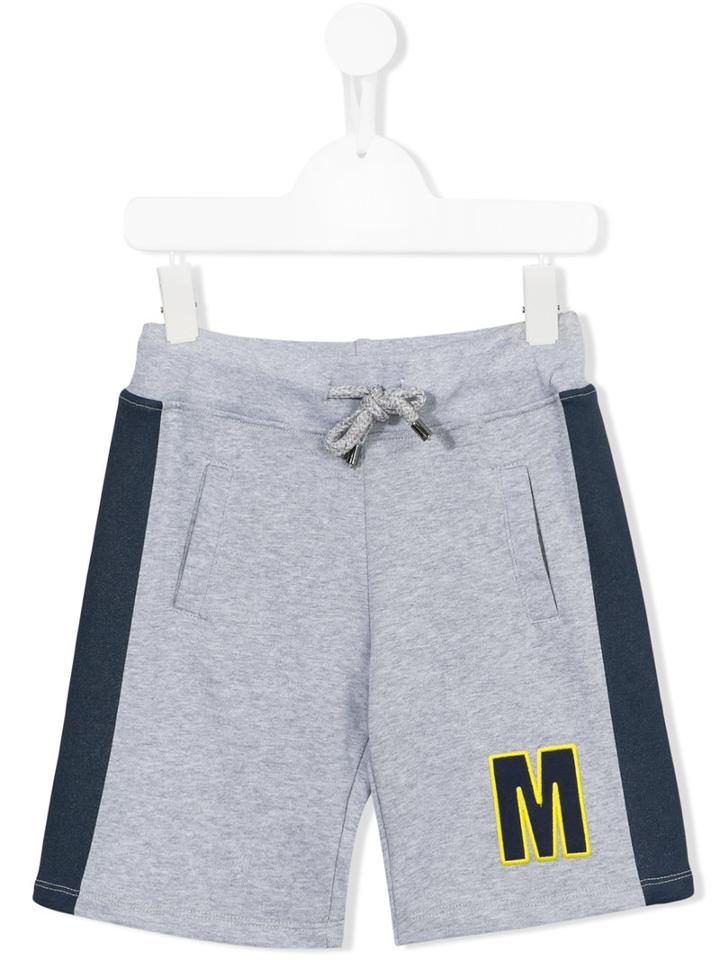 Msgm Kids Casual Shorts, Boy's, Size: 12 Yrs, Grey