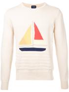 Monsieur Lacenaire - Sailboat Jumper - Men - Cotton - Xs, Brown, Cotton