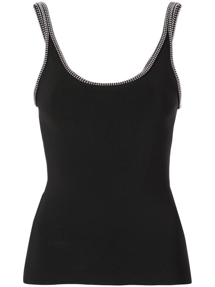 Alexander Wang Bead Embellished Top - Black