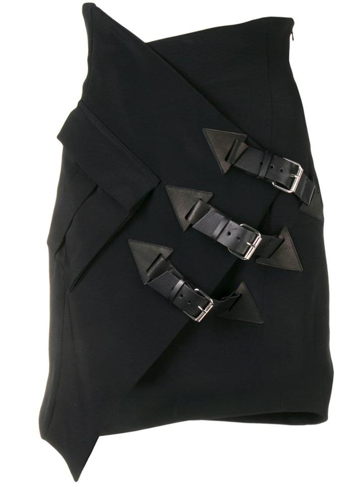 Redemption Buckle-detail Fitted Skirt - Black