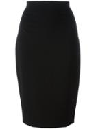 Plain Fitted Skirt - Women - Polyamide/spandex/elastane/viscose - 44, Black, Polyamide/spandex/elastane/viscose, Plein Sud Jeanius