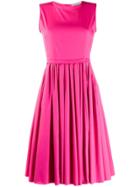 's Max Mara Pleated Summer Dress - Pink