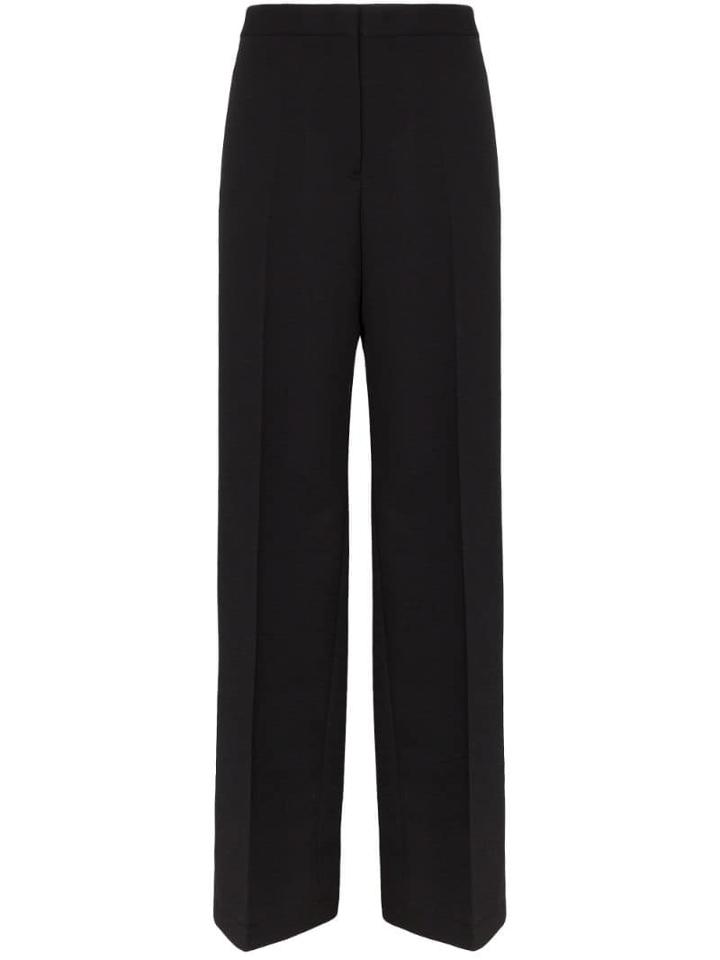 Jil Sander Split Cuff Wide-leg Trousers - Blue