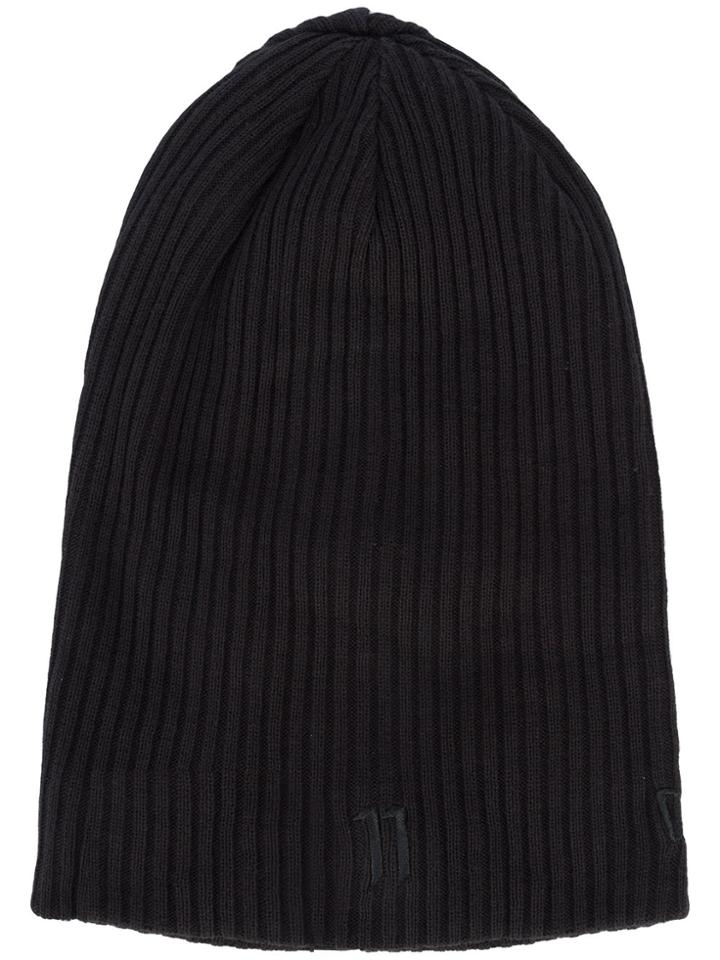 11 By Boris Bidjan Saberi Ribbed Beanie - Black