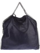 Stella Mccartney 'falabella' Tote, Women's, Blue, Artificial Leather/polyester