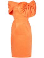 Bambah Side Bow Dress - Yellow & Orange
