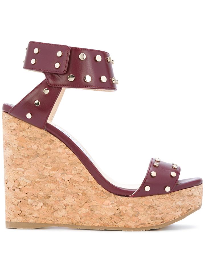 Jimmy Choo Nelly Wedges - Red