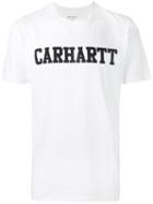 Carhartt College Slogan T-shirt, Men's, Size: Medium, White, Cotton