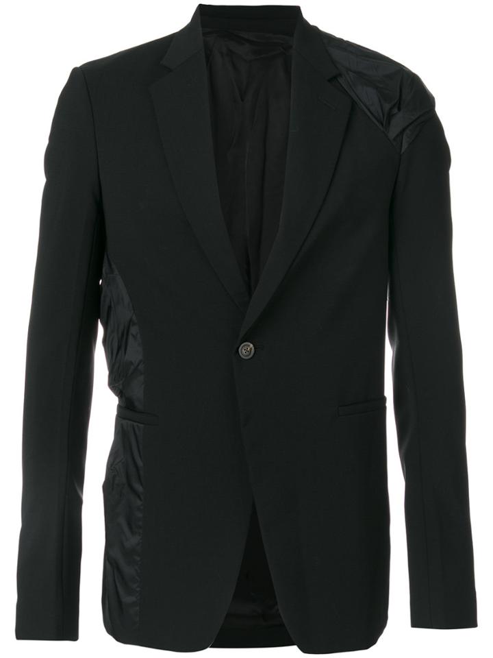 Rick Owens Contrast Casual Blazer - Black