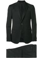Z Zegna Classic Fitted Suit - Black
