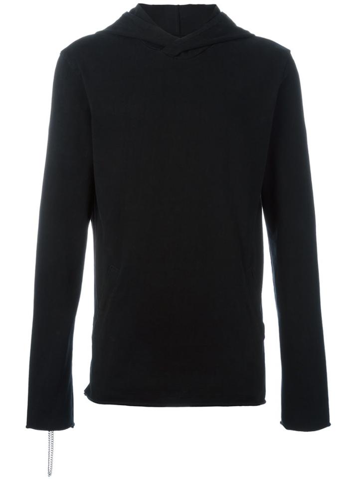 Rta Chain Detail Hoodie - Black