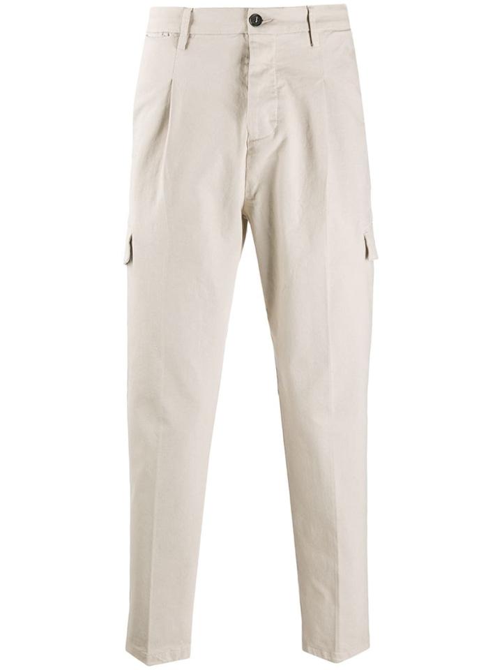 Al Duca D'aosta 1902 Cargo Pocket Slim-fit Chinos - Neutrals