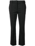 Sportmax Cropped Slim Fit Trousers - Black
