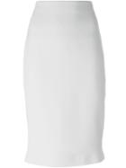 Givenchy Classic Pencil Skirt, Women's, Size: 38, White, Viscose/spandex/elastane/acetate/silk