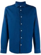Z Zegna Long Sleeved Shirt - Blue