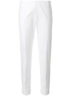 Peserico Tailored Fitted Trousers - White