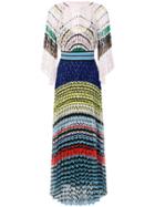 Missoni Striped Pleated Maxi Dress - Multicolour