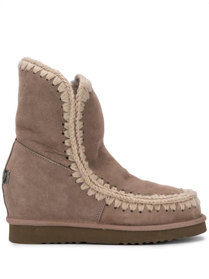 Mou Mou Mufw121000a Elg Artificial->artificial Leather - Grey