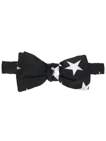 P.a.r.o.s.h. Star Print Bow Tie - Black