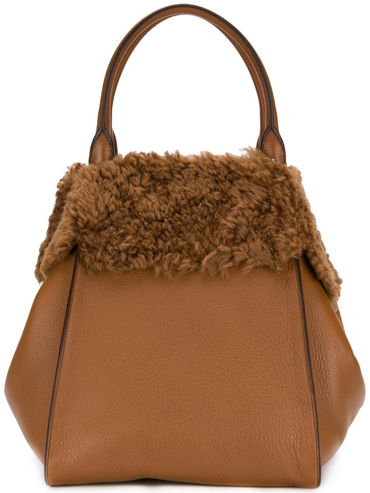 Max Mara Maxi Shopper Tote - Brown