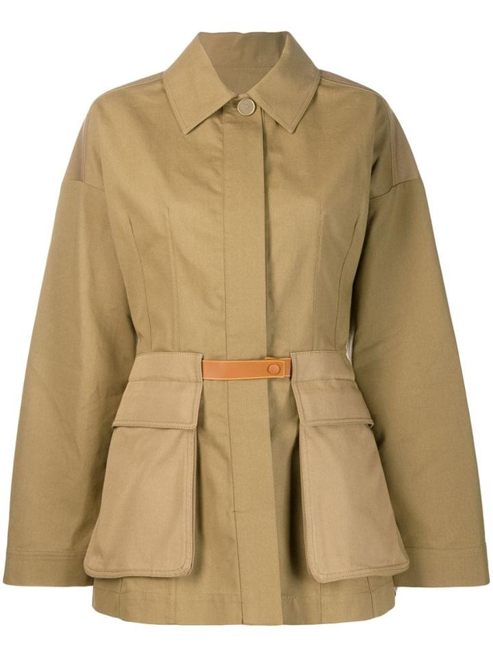 Loewe Detached Pocket Jacket - Neutrals