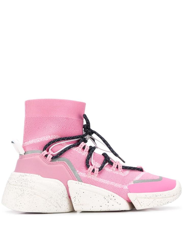 Kenzo K-sock High-top Sneakers - Pink