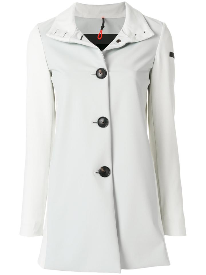 Rrd Single Breasted Coat - White