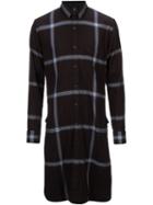 Mihara Yasuhiro Checked Long Shirt
