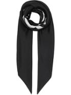 Burberry Horseferry Print Square Scarf - Black