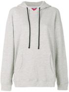 Unravel Project Colour Block Oversized Hoodie - Red
