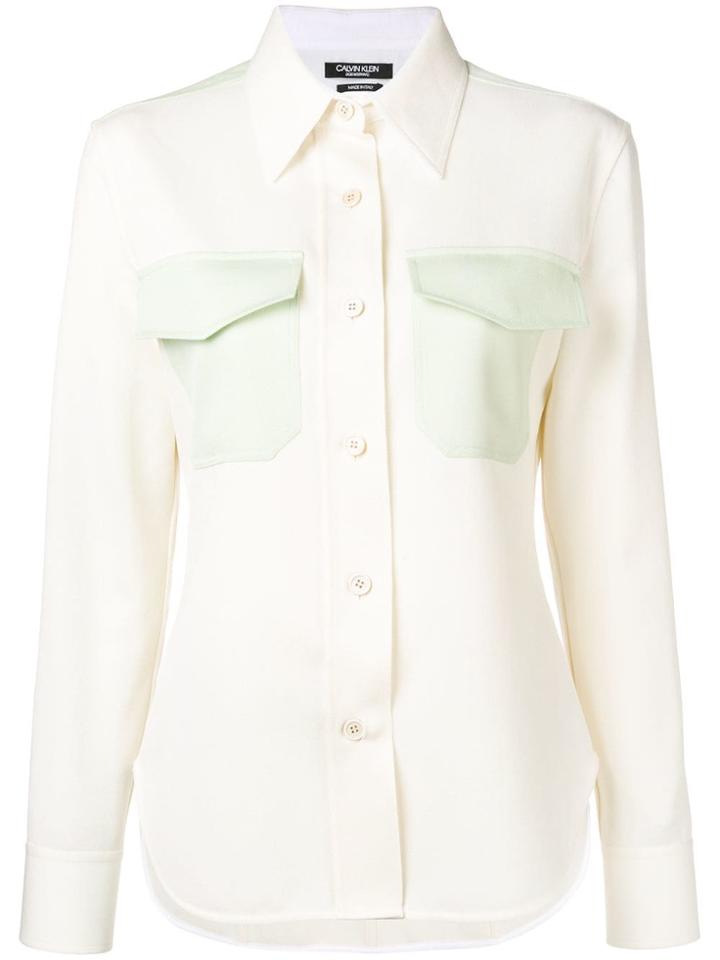 Calvin Klein 205w39nyc Pointed Collar Shirt - White