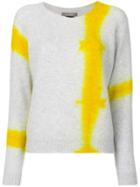 Suzusan Tie Dye Knit Jumper - Grey