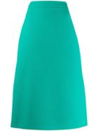Prada A-line High Waist Skirt - Green