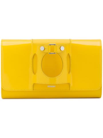 Perrin Paris Glove Clutch Bag - Yellow & Orange