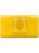 Perrin Paris Glove Clutch Bag - Yellow & Orange