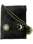 Tu Es Mon Trésor Pompomp Bucket Bag - Black
