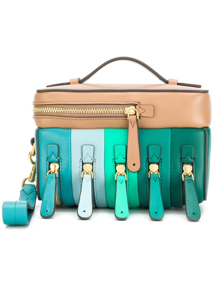Anya Hindmarch The Stack Circus Multi Wristlet Makeup Bag - Brown