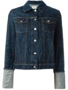 Helmut Lang Pre-owned Folded Sleeve Denim Jacket - Blue