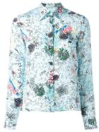 Alice+olivia Doodle Print Shirt, Women's, Size: Xs, Silk