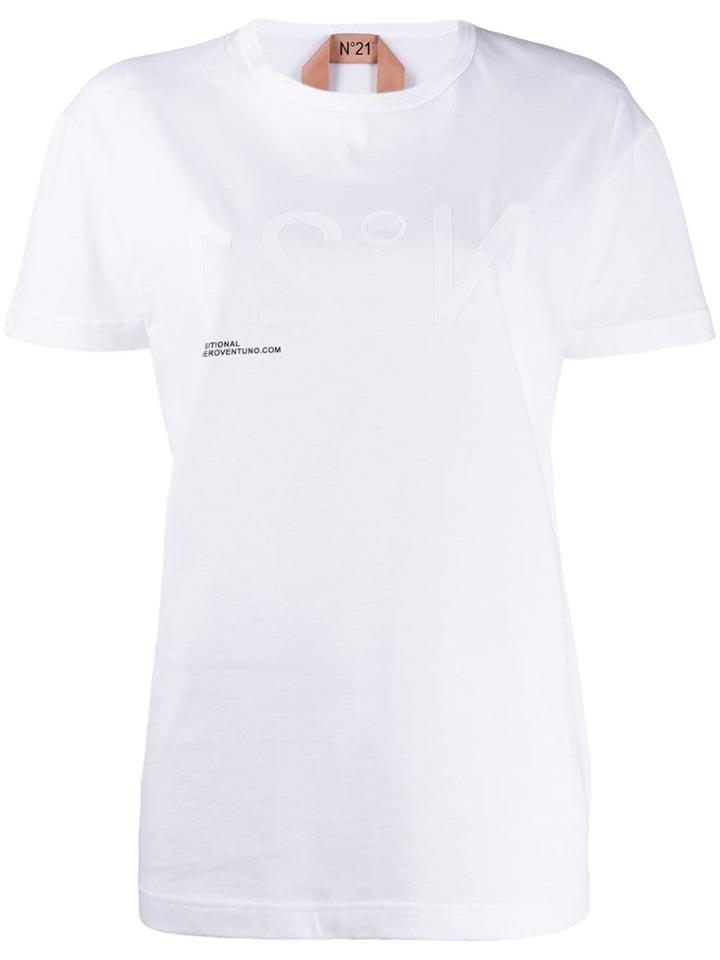 Nº21 Reversed Logo T-shirt - White