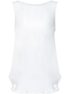 Bianca Spender 'point' Tank, Women's, Size: 10, White, Silk